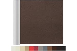 MYLIVELL Patch de Réparation en Cuir, 40 * 200CM Simili Cuir Autocollant, Bande de Réparation en Cuir, Patch en Cuir Auto-Adhésif pour Canapés, Sièges de Voiture, Siège, Vestes, Bricolage Artisanat