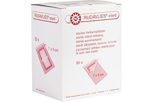 NOBAMED PAUL DANZ AG NOBA Rudavlies steriles Wundpflaster – 50 Stück – sterile Pflaster – verschiedene Größen – 2,76, nicht vorhanden