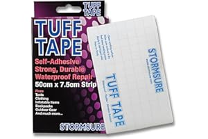 Tuff Tape Stormsure Repair 0.5m - Outdoor Clothing Repairs, Self-Adhesive, Waterproof, Flexible Patches