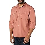 Amazon Essentials Camicia Multiuso con Due Tasche a Maniche Lunghe vestibilità Aderente (in precedenza Goodthreads) Uomo