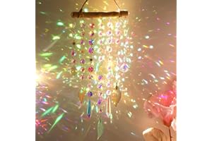 YEAHBOOM Atrapasoles de Cristal, Colgante Suncatcher Ornamento para Ventanas, Jardines, Campanas de Viento Atrapasueños para Casa, Jardín, Oficina