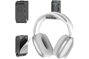 Kosker Support de Casque, Support de Casque de Jeu Pliable Universel, Support Casque Mural Autocollant, Support Casque Manette Adapté à Toutes Les Tailles de Casque, 1 Pièce(s), Noir