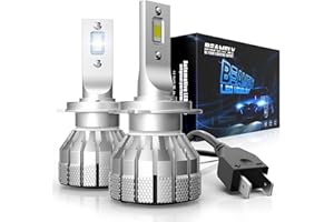 Lampadine LED H7 18000LM, BEAMFLY Kit di Conversione per Fari Alogeni Auto, Luce Abbagliante o Anabbagliante 12V, 6000K Luci Bianca Forte Fredda