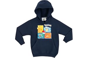 Pokemon Pokémon Hoodie | Pikachu Boys’ Hoodies | Charmander Bulbasaur Squirtle | Gaming Hoody for Kids | Children’s Clothes