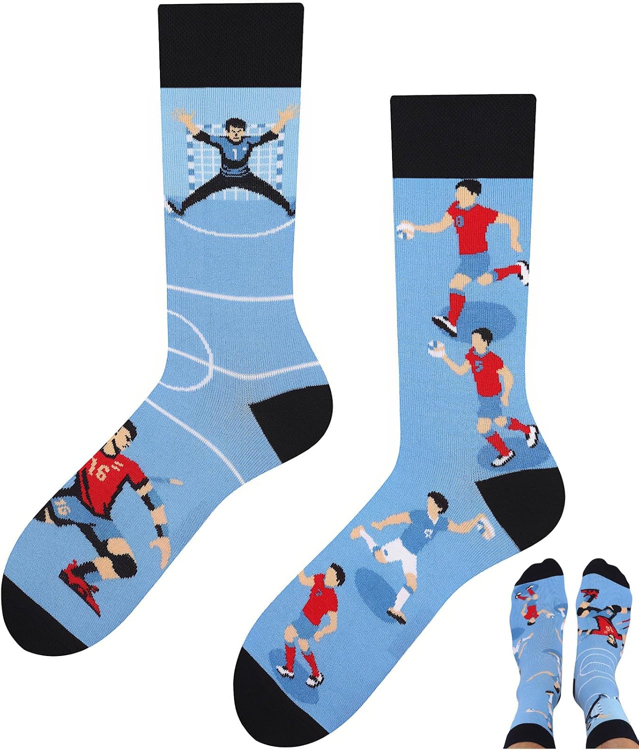Todo Calcetines Divertidos Hombre y Mujer, Calcetines Fantasia con Motivo, de Colores