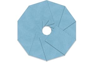 CRAFT FACTORY Trimits Confezione da 10 Feltro, Azzurro, 23 x 30cm