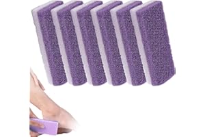 VOOVEN 6 Pcs Pumice Stone for Feet, Foot Exfoliation Scrub, Double Sided Pumice Stone, Used to Remove Hard Skin and Calluses on The Feet, Suitable for Use in Households and Beauty Salons