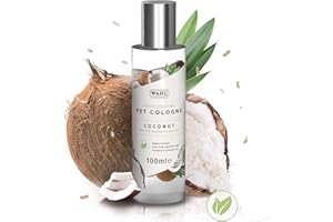 Wahl Dog Perfume Spray, Pets Cologne, Grooming Pets At Home, Free of Sulphates, Parabens, Alcohol, Vegan Friendly, Deodorise and Rejuvenate Animal Skin and Coat, Coconut Perfume, 100 ml