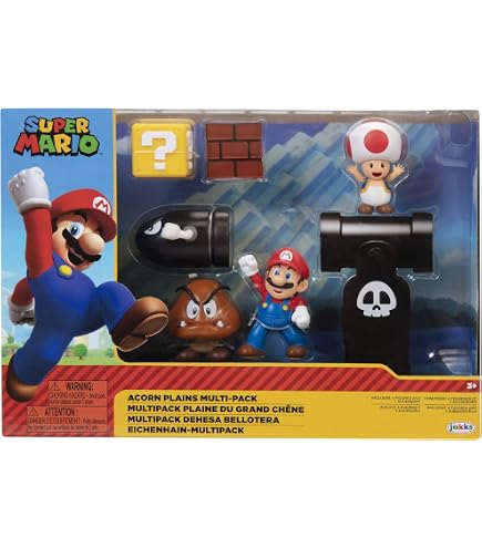 Figurine Super Mario Bros – Mario Et Toad Champignon, 32 Cm, Nintendo Bandai 2006
