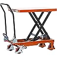 500kg Mobile Scissor Lift Hydraulic Lifting Platform Table Trolley Cart Truck