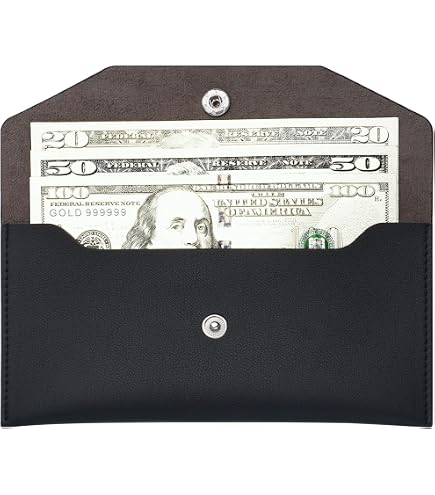 Lot De 4 Porte-cartes Minces En PU – Organisateur Compact Pour Billets Et Cartes, Style Minimaliste
