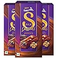 Cadbury Dairy Milk Silk Desserts Walnut Brownie Chocolate Bar, 70 grams (Pack of 3)