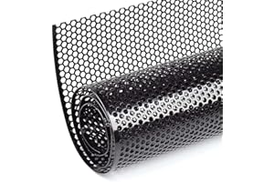 AggAuto griglia racing universale a nido d'ape, maglia espansa 100x33cm, maglia griglia auto in lega di alluminio, griglia automotive, dimensione foro 6x2mm