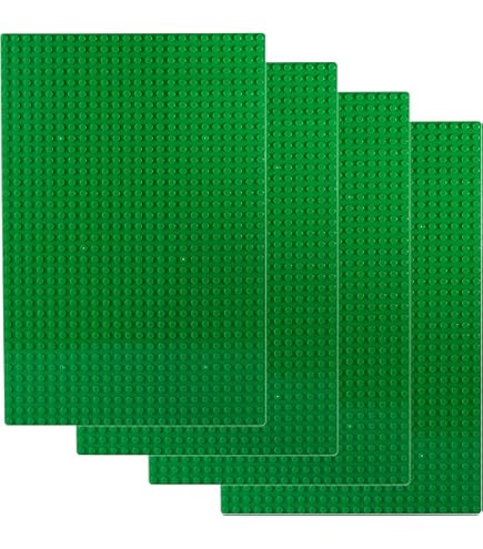 Apostrophe Games Lot de 6 plaques de base de route pour blocs de Apostrophe Games Lot de 6 plaques de base de route pour blocs de