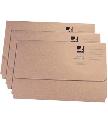 Document Folder Pack Of 20] 285gsm Document Wallets Foolscap A4 Paper Storage Folders Folders For Paperwork A4
