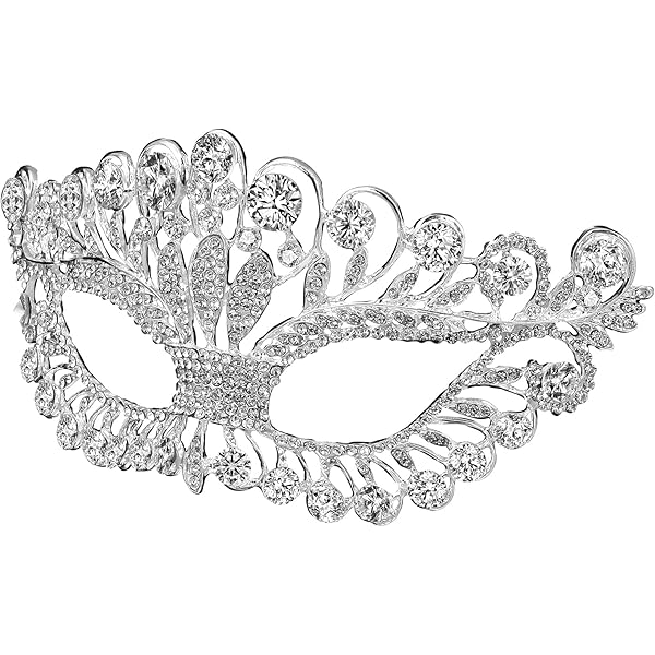 OIDEA Maschera Carnevale Veneziana In Metallo - Foto 9