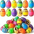 JOYIN 72 Pcs Plastic Easter Eggs, Printed Bright Fillable for Eggs Easter Egg Decorations, Easter Hunt, Classroom Prize Supplies, Filling Treats and Party Favor, Basket Stuffers Fillers
