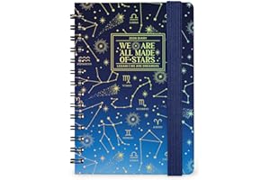 Legami - Agenda semanal con espiral Small 2026, Stars, 12 meses pequeña, cierre con elástico, agenda de enero de 2026 a diciembre de 2026, en papel FSC certificado, 8,5 x 13 cm