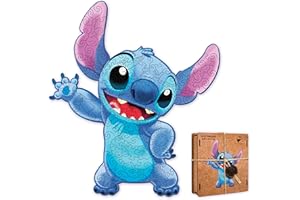 ACTIVE PUZZLES – Puzzle Stitch 27 x 31 cm 100 Piezas | Niños y Adolescentes | Rompecabezas de Madera de Criaturas, Cortado a Láser, Sostenible y Ecológico, Acabado Premium