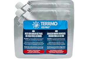 TERRMO Ice Pro™ Premium Ice Packs for Cool Box & Lunch Bag | Long-Lasting Freezer Blocks up to 24–72h | Reusable Ice Chest Cold Packs, Cooler Blocks, Gel Ice Pack for Coolers | Large & Small 1–4 Packs