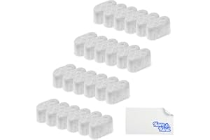 Kare & Kind Paquet de 24 Cuisinart Filtres à eau au charbon activé de remplacement pour cafetières - Compatible avec toutes les cafetières Cuisinart