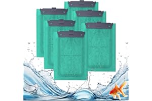 Gufastoe 6 filtri di ricambio con algoStop Depot antialghe, compatibili con filtri Tetra EasyCrystal 250 e Tetra EasyCrystal FilterBox 300, adatti per filtri Repto-DecoFilter