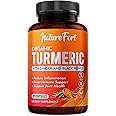 Organic Turmeric Capsules High Strength 1400mg with Black Pepper and Ginger – Active Curcumin Formula – 120 Veg Capsules – Organic, Vegan, and Non-GMO – Enhanced Absorption