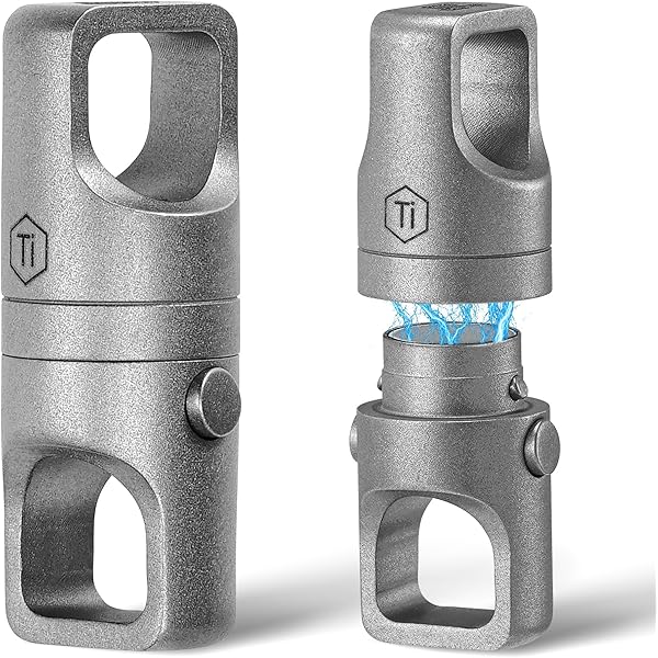 PATIKIL Intrekbare veerspoel, sleutelhanger, 5 stuks, anti