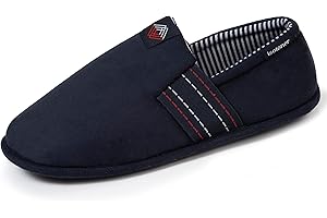 Isotoner Chaussons pantoufles Mocassins homme ultra confortables, EU,