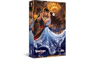 Flamingo by Trefl, Romantasy – pussel med 600 bitar | Pussel att lägga själv, trendiga motiv, färgglad design, för vuxna och
