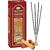 Hem Precious Chandan Incense Sticks – Sandalwood Agarbatti for Pooja, Puja, Home Freshness, Prayer, Positive Energy | Long Bu