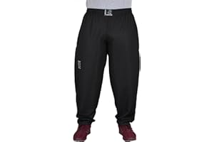 ESRA Herren Bodybuilding Hose Sporthose Fitnesshose Trainingshose Bodybuilderhose Jogginghose gestreift Herren Sport Hose mit Streifen SP01
