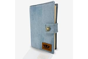 COVERS4BOOKS Funda Libros Lectura | Funda para Libros de Tapa Blanda con -600 Pág. y +22 Cm de Alto | Funda Literaria 100% Algodón | Funda Libro Tela Talla M | Protector Libros de Lectura