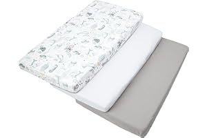 3-pak Prześcieradło z gumką 60 x 120 cm 100% bawełna pościel niemowlęca Medi Partners materac niemowlęcy śpiwór do łóżeczka dziecięcego