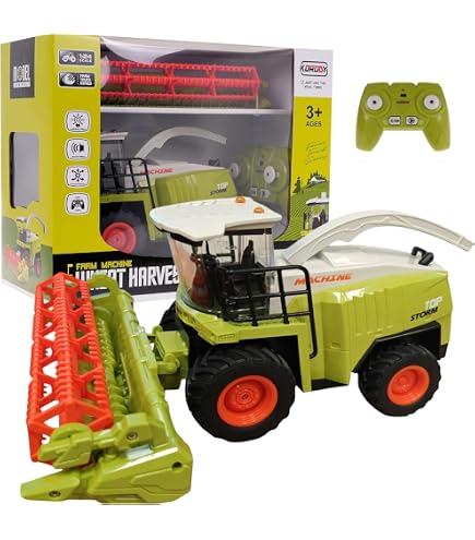 COIL Tracteur Télécommandé Enfant 3 Ans+ - Jouet Ferme Avec Lumière LED, Son Et Pulvérisation D'Eau Réelle - ABS Durable