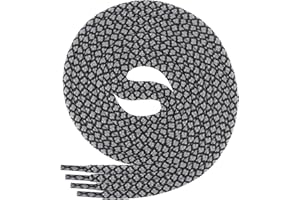 Di Ficchiano SCHNÜRSENKEL rund 4,5 mm Durchmesser für Arbeitsschuhe Trekkingschuhe Stiefel -Schuhbänder sehr reißfest - 70 cm - 220 cm Länge, Polyester I Shoe Laces Made in Europa