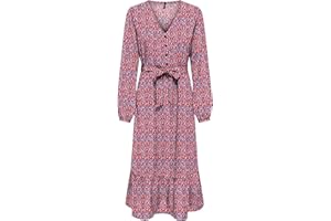 ONLY Sukienka Kobiety Onlnova Life Elite Amy Long Dress Aop