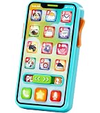 VTech - Baby Telefono Hipo Pop It, Telefono per Bambini Giocattolo, Regalo per Bambini +6 Mesi, Stimolazione sensoriale, Ippopotamo Giocattolo, Contenuto Spagnolo