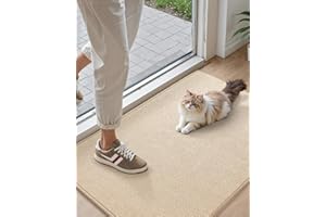 COLOR&GEOMETRY Wycieraczka Wewnątrz, Antypoślizgowa, Chłonna, Wejściowa, Zmywalna, Niskoprofilowa, Do Przedpokoju, Beżowa, Podwinięta, Bez Zagnieceń
