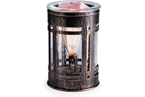 Candle Warmers Etc. Vintage Bulb Illumination Fragrance Warmer Light Up Warmer for Warming Scented Candles, Wax Melts or Tarts and Essential Oils