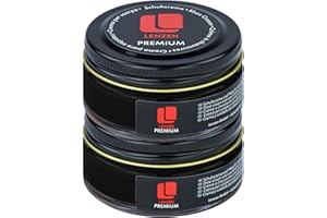 Lenzen 2x50ml Premium Crema per Scarpe in Pelle
