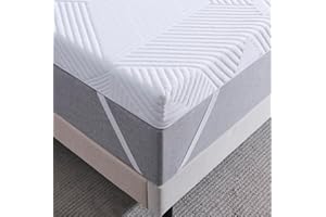 Twirest Matratzentopper 180x200cm, 5cm Höhe, Topper 180x200cm mit einem bequemem Komfortschaumkern, Bezug Atmungsaktiv & Waschbar Matratzen Topper, für Boxspringbett Wohnwagen Schlafsofa