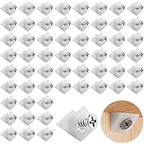 120 Pièces Cales Pour Meuble Tiroir, Renfort Tiroir Connecteur Arrière Stabilisateurs, Pour Réparer Affaissement Étagère Meuble, Blanc | Leroy Merlin