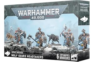 Games Workshop - Warhammer 40 000 - Space Wolves : Les têtes de la Garde des Loups