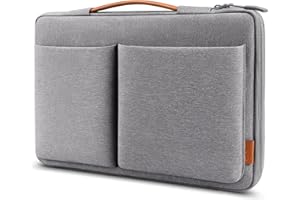 ZYB Housse 13-13,3 Pouces Ordinateur Portable Pochette, Housse pour Macbook Air/Pro 13 Pouces M2 M1 2022 2020-2012, MacBook Pro 14 M1 2021, 13" HP Dell Matebook D14 Surface Laptop Sacoche, Gris