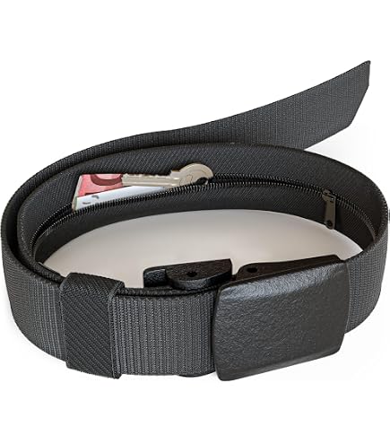 Ceinture Portefeuille De Voyage ZONADAH - Poche Cachée Zippée, Réglable, Confortable Pour Activités Plein Air