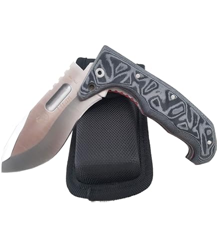 J&V SCORPION – Handgefertigtes Survival-Messer Aus Spanien, 27,5 Cm Gesamtlänge, Klinge MOVA-58, Mit Cordura-Scheide