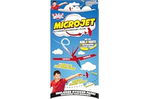 Wicked Microjet | Latający samolot kaskaderski bumerang firmy Wicked Vision | wykonany z miękkiej pianki do bezpiecznej zabawy w pomieszczeniach | zasięg lotu 4 m