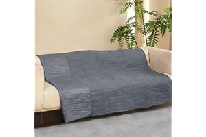 Kritter Planet Manta Impermeable para Perros Resistente a la orina para Cama de café, Perros pequeños, medianos y Gatos, Cama de Colcha, protección de Asiento de Coche, Lavable, 80 x 60 Pulgadas