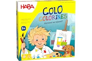 HABA 306674 - Colo Colorines ¿Conoces los Colores?, Juego Infantil de Mesa de acumulación. Más 3 años
